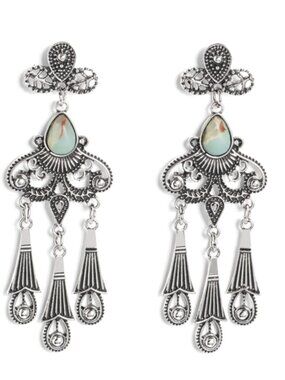 Revered Rustic Blue Post Earrings NWT 💙Fishhook. Fashion Fix Limited Items